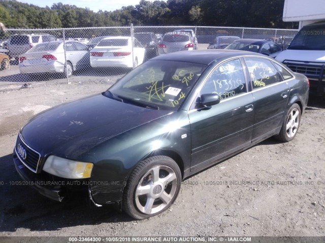 WAULT64B43N039455 - 2003 AUDI A6 3.0 QUATTRO GREEN photo 6