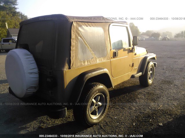 1J4FY29P2XP423625 - 1999 JEEP WRANGLER / TJ SE BROWN photo 4