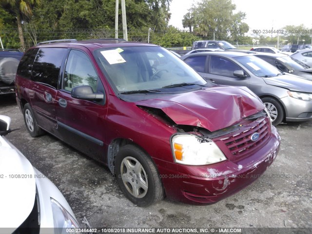 2FMZA51605BA56509 - 2005 FORD FREESTAR SE RED photo 1