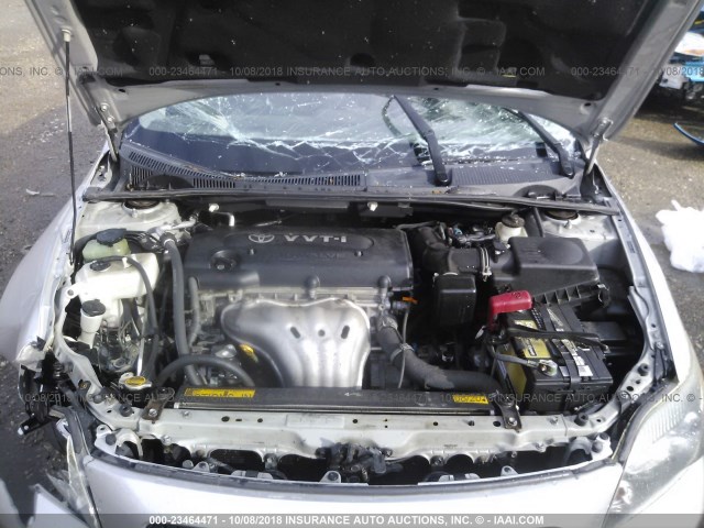 JTKDE3B76A0316527 - 2010 TOYOTA SCION TC 银色 照片 10
