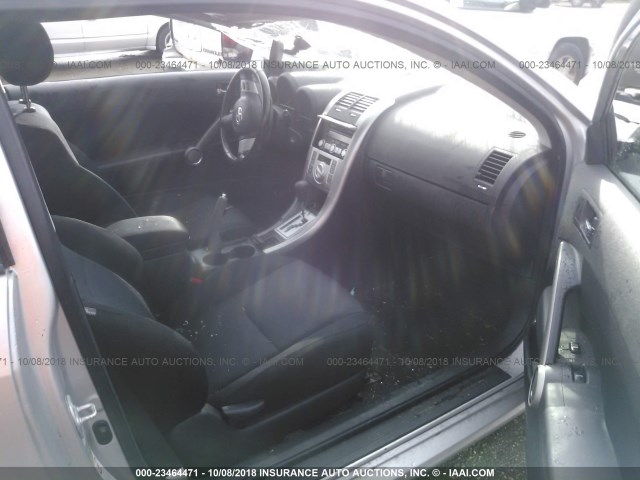 JTKDE3B76A0316527 - 2010 TOYOTA SCION TC 银色 照片 5
