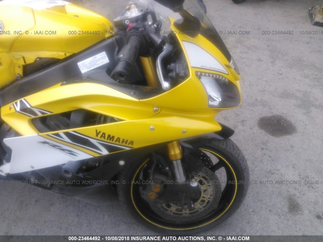 JYARJ12E16A001739 - 2006 YAMAHA YZFR6 L YELLOW photo 5