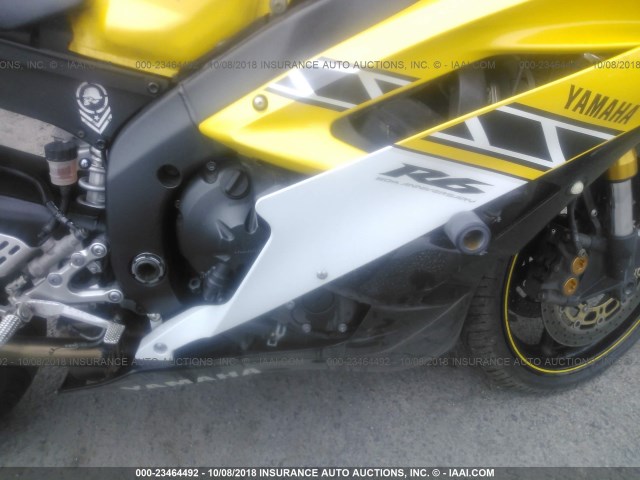 JYARJ12E16A001739 - 2006 YAMAHA YZFR6 L YELLOW photo 8