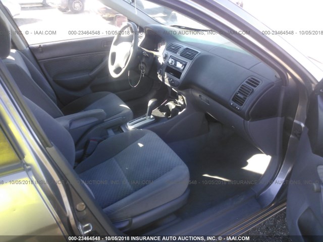 2HGES16385H552809 - 2005 HONDA CIVIC DX VP 灰色 照片 5