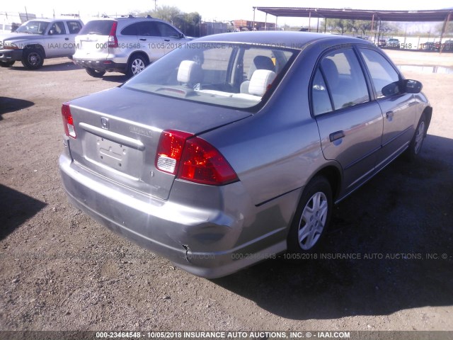 2HGES16385H552809 - 2005 HONDA CIVIC DX VP 灰色 照片 6