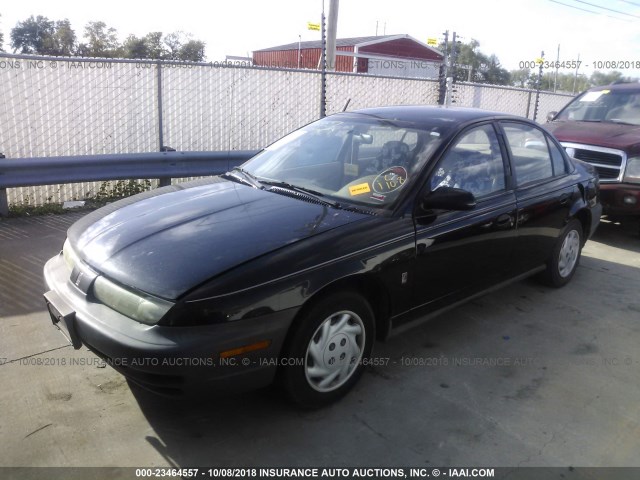 1G8ZH5289WZ107773 - 1998 SATURN SL1 BLACK photo 2