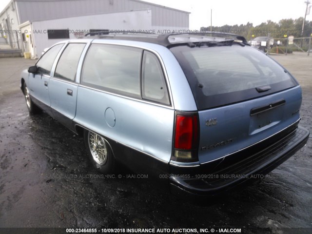 1G1BL8379NW109366 - 1992 CHEVROLET CAPRICE BLUE photo 3