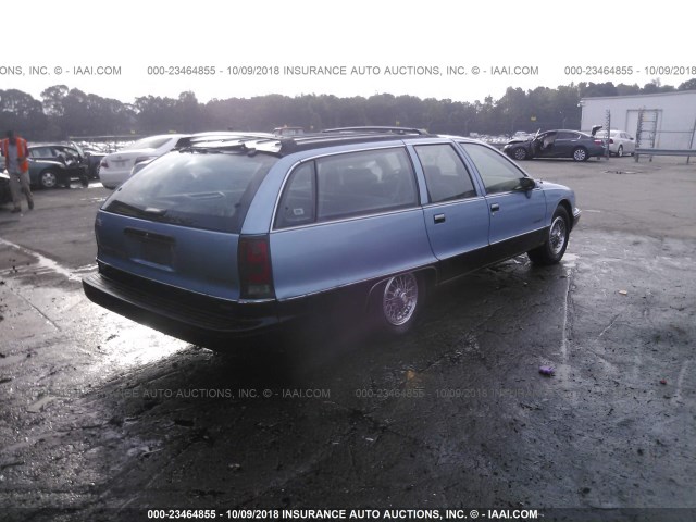1G1BL8379NW109366 - 1992 CHEVROLET CAPRICE BLUE photo 4