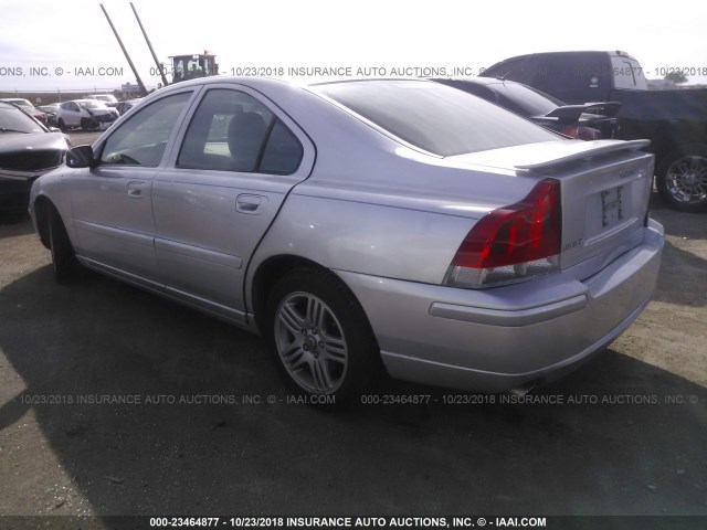 YV1RS592982674550 - 2008 VOLVO S60 2.5T SILVER photo 3
