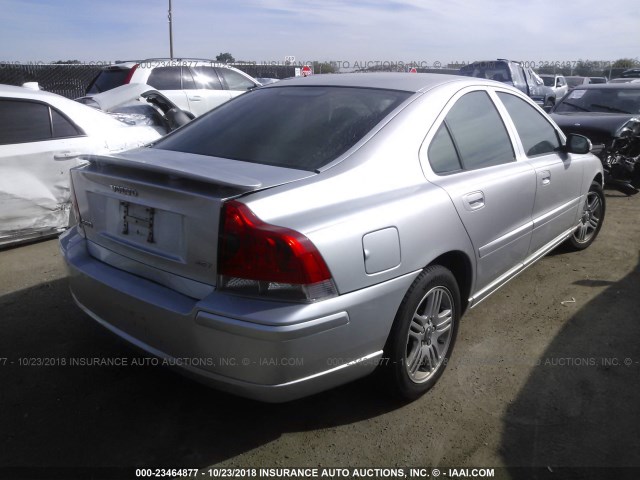 YV1RS592982674550 - 2008 VOLVO S60 2.5T SILVER photo 6