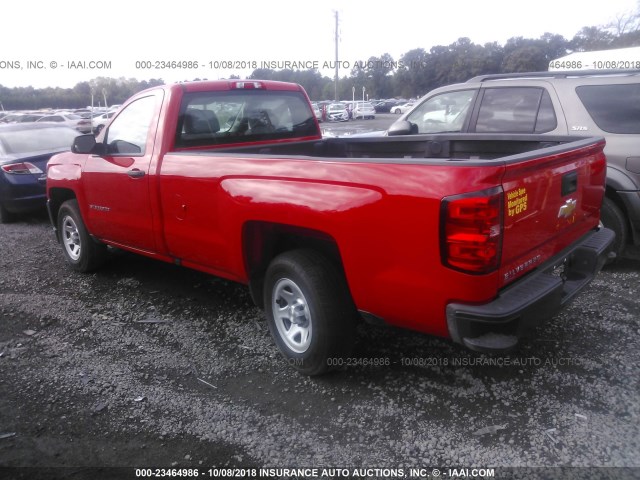 1GCNCNEH0HZ120669 - 2017 CHEVROLET SILVERADO C1500/C1500  LS RED photo 3