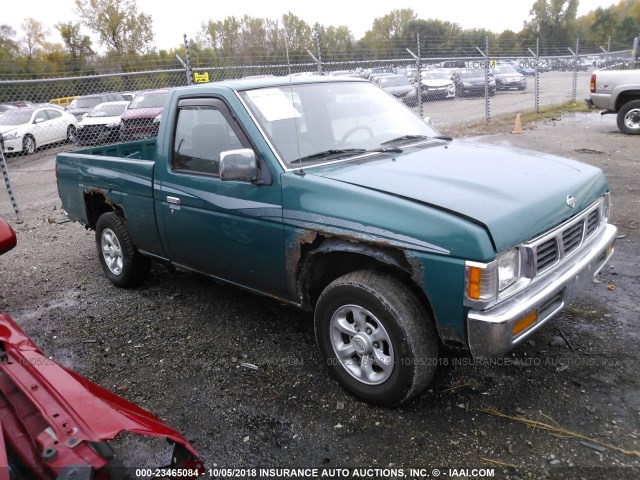 1N6SD11S4TC336866 - 1996 NISSAN TRUCK XE GREEN photo 1