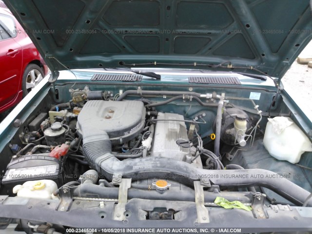 1N6SD11S4TC336866 - 1996 NISSAN TRUCK XE GREEN photo 10