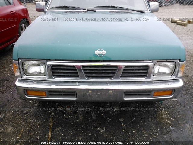 1N6SD11S4TC336866 - 1996 NISSAN TRUCK XE GREEN photo 6