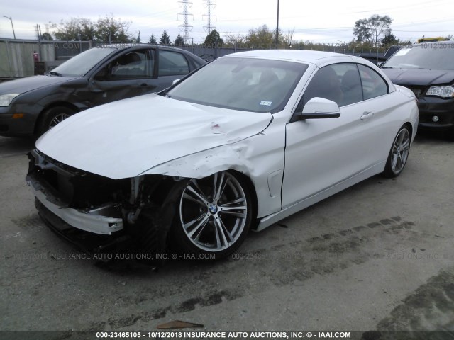 WBA3V7C5XG5A27914 - 2016 BMW 428 I/SULEV WHITE photo 2