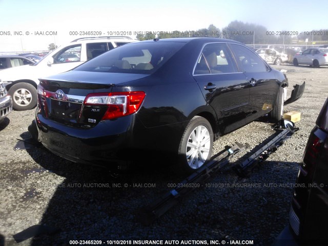 4T1BD1FK5EU130024 - 2014 TOYOTA CAMRY HYBRID/LE/XLE 黑色 照片 4