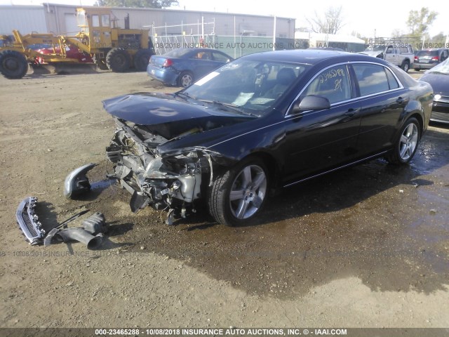 1G1ZD5E7XBF337864 - 2011 CHEVROLET MALIBU 2LT BLACK photo 2