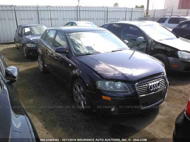 WAUMF78P26A003802 - 2006 AUDI A3 2.0 SPORT PURPLE photo 1