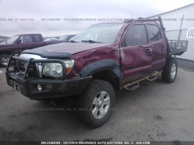 5TELU42N16Z294115 - 2006 TOYOTA TACOMA DOUBLE CAB 红色 照片 2