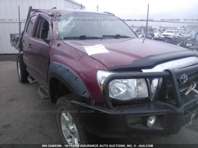 5TELU42N16Z294115 - 2006 TOYOTA TACOMA DOUBLE CAB 红色 照片 6