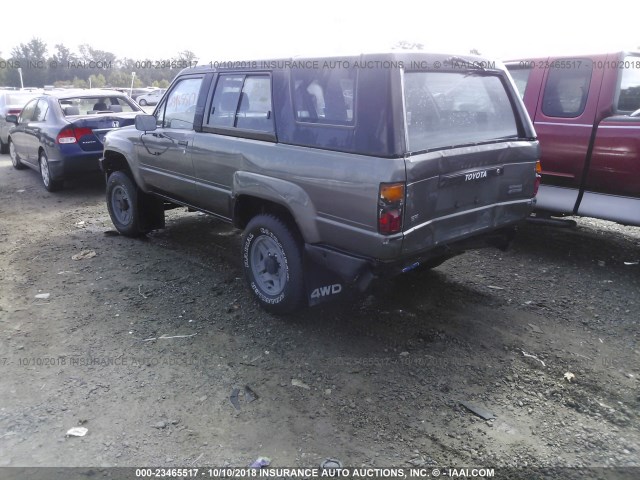 JT4RN62DXH0178330 - 1987 TOYOTA 4RUNNER RN60 GRAY photo 3