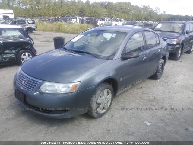 1G8AZ55F17Z157279 - 2007 SATURN ION LEVEL 2 GRAY photo 2