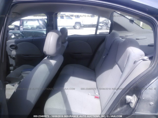 1G8AZ55F17Z157279 - 2007 SATURN ION LEVEL 2 GRAY photo 8