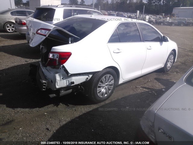 4T4BF1FK1ER385804 - 2014 TOYOTA CAMRY L/SE/LE/XLE 白色 照片 4