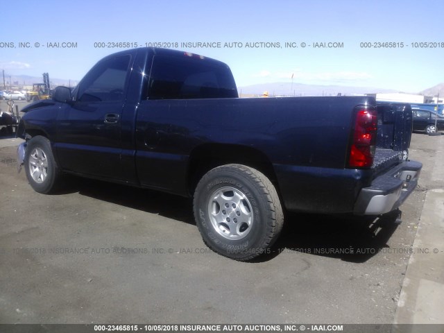 1GCEC14X27Z140745 - 2007 CHEVROLET SILVERADO C1500 CLASSIC BLUE photo 3