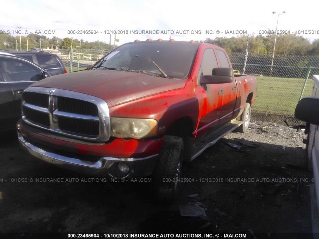 3D7KU28D23G809781 - 2003 DODGE RAM 2500 ST/SLT 红色 照片 2