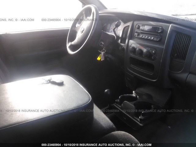 3D7KU28D23G809781 - 2003 DODGE RAM 2500 ST/SLT 红色 照片 5