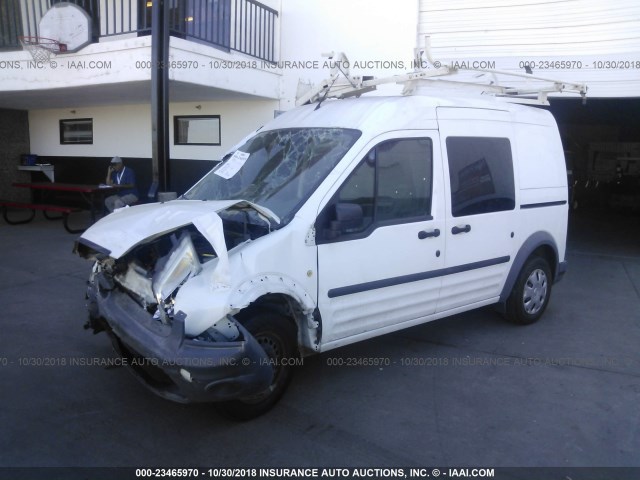 NM0LS6AN7DT169793 - 2013 FORD TRANSIT CONNECT XL WHITE photo 2