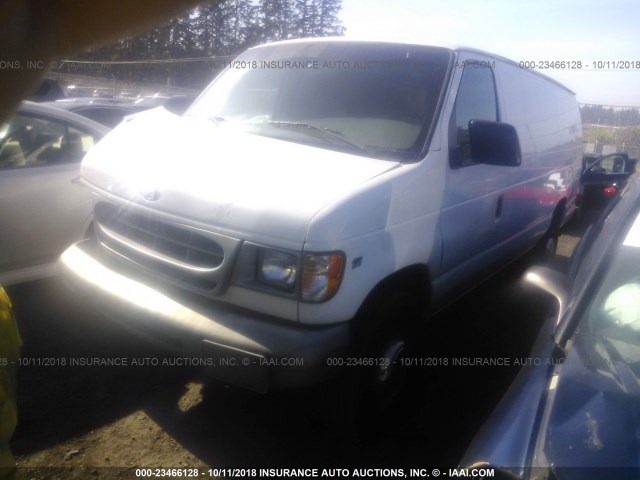 1FTSS34L2XHC11723 - 1999 FORD ECONOLINE E350 SUPER DUTY VAN WHITE photo 2