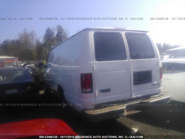 1FTSS34L2XHC11723 - 1999 FORD ECONOLINE E350 SUPER DUTY VAN WHITE photo 3