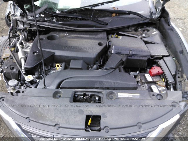1N4AL3AP2GN354131 - 2016 NISSAN ALTIMA 2.5/S/SV/SL/SR ნაცრისფერი ფოტო 10