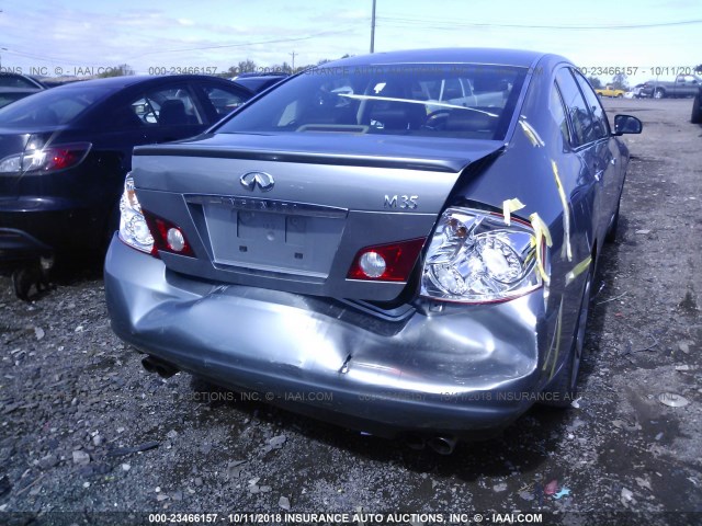 JNKAY01E17M308061 - 2007 INFINITI M35 SPORT SILVER photo 6