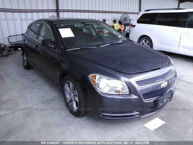 1G1ZC5E13BF149086 - 2011 CHEVROLET MALIBU 1LT ნაცრისფერი ფოტო 1