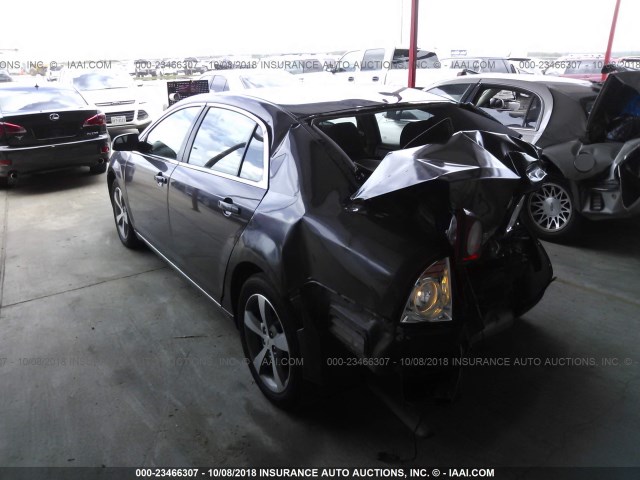 1G1ZC5E13BF149086 - 2011 CHEVROLET MALIBU 1LT ნაცრისფერი ფოტო 3