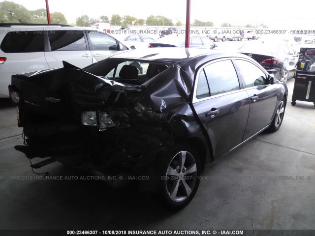 1G1ZC5E13BF149086 - 2011 CHEVROLET MALIBU 1LT ნაცრისფერი ფოტო 4