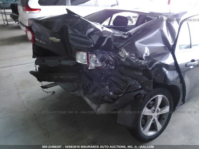 1G1ZC5E13BF149086 - 2011 CHEVROLET MALIBU 1LT ნაცრისფერი ფოტო 6