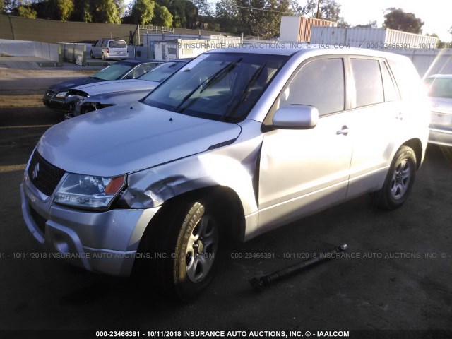 JS3TE0D26A4110198 - 2010 SUZUKI GRAND VITARA  SILVER photo 2