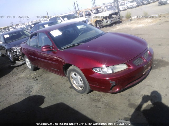 1G2WK52J12F106744 - 2002 PONTIAC GRAND PRIX SE BURGUNDY photo 1