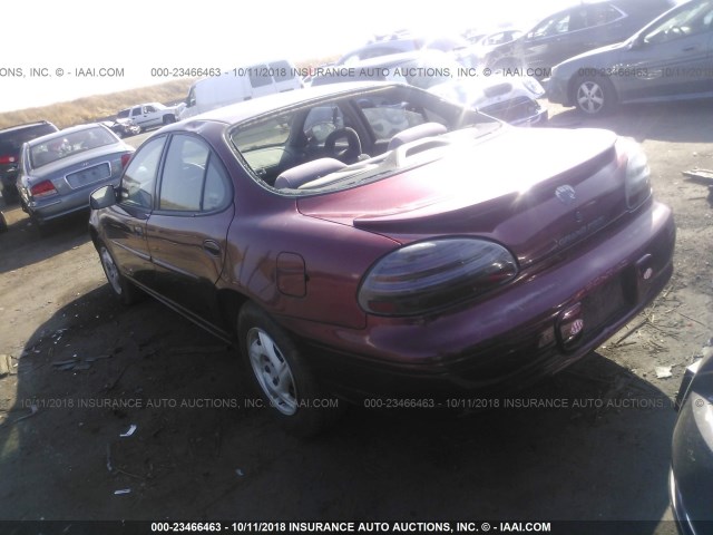 1G2WK52J12F106744 - 2002 PONTIAC GRAND PRIX SE 勃艮第红 照片 3