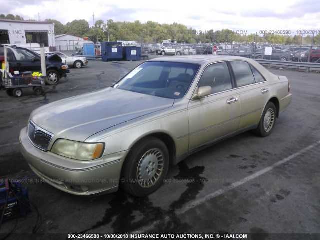 JNKBY31A5WM501153 - 1998 INFINITI Q45 T GOLD photo 2