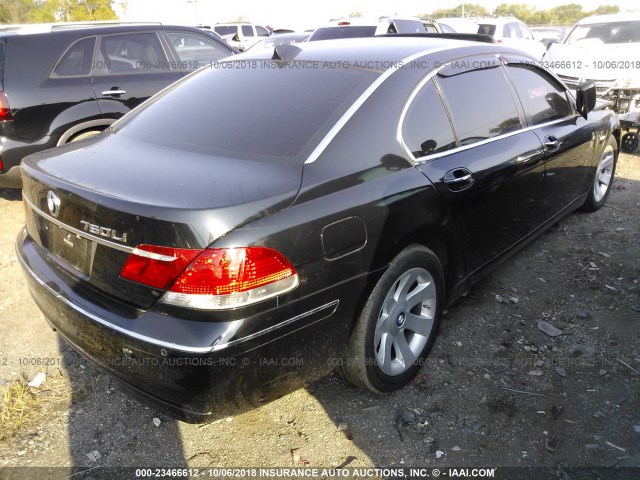 WBAHN83577DT70128 - 2007 BMW 750 BLACK photo 4