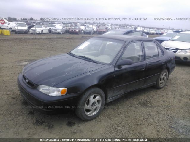 1NXBR18EXWZ049479 - 1998 TOYOTA COROLLA VE/CE/LE BLACK photo 2