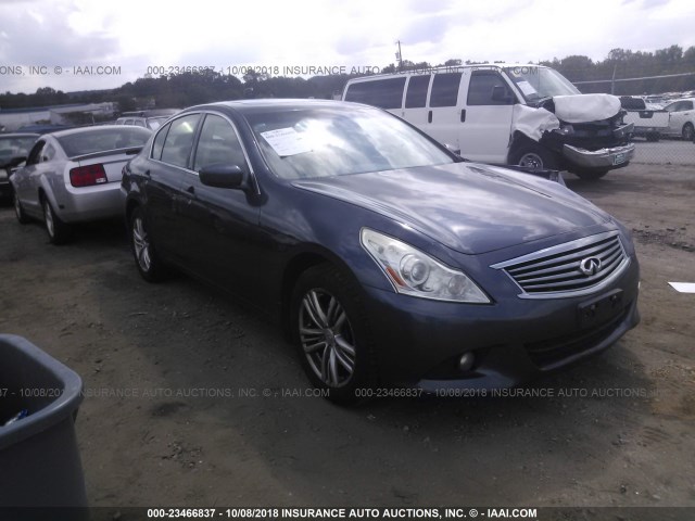 JN1DV6AR8BM651863 - 2011 INFINITI G25 BLUE photo 1