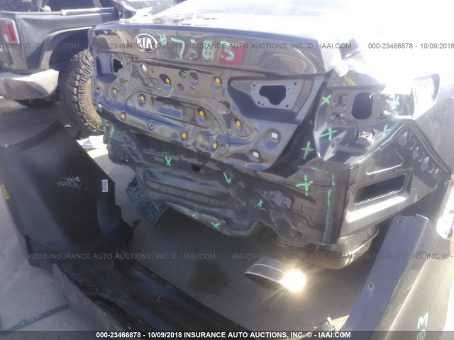 5XXGT4L31HG140006 - 2017 KIA OPTIMA LX ნაცრისფერი ფოტო 6