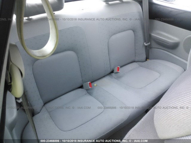 3VWBB61C3WM028229 - 1998 VOLKSWAGEN NEW BEETLE 白色 照片 8
