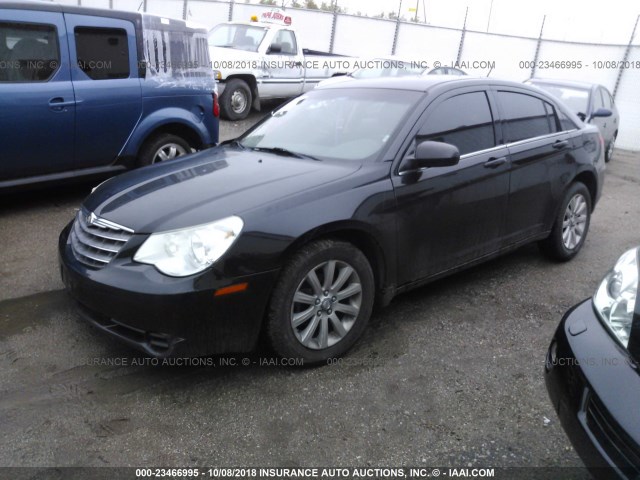 1C3CC5FBXAN109424 - 2010 CHRYSLER SEBRING LIMITED BLACK photo 2